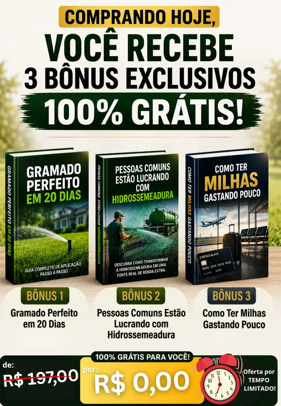 Bônus exclusivos inclusos